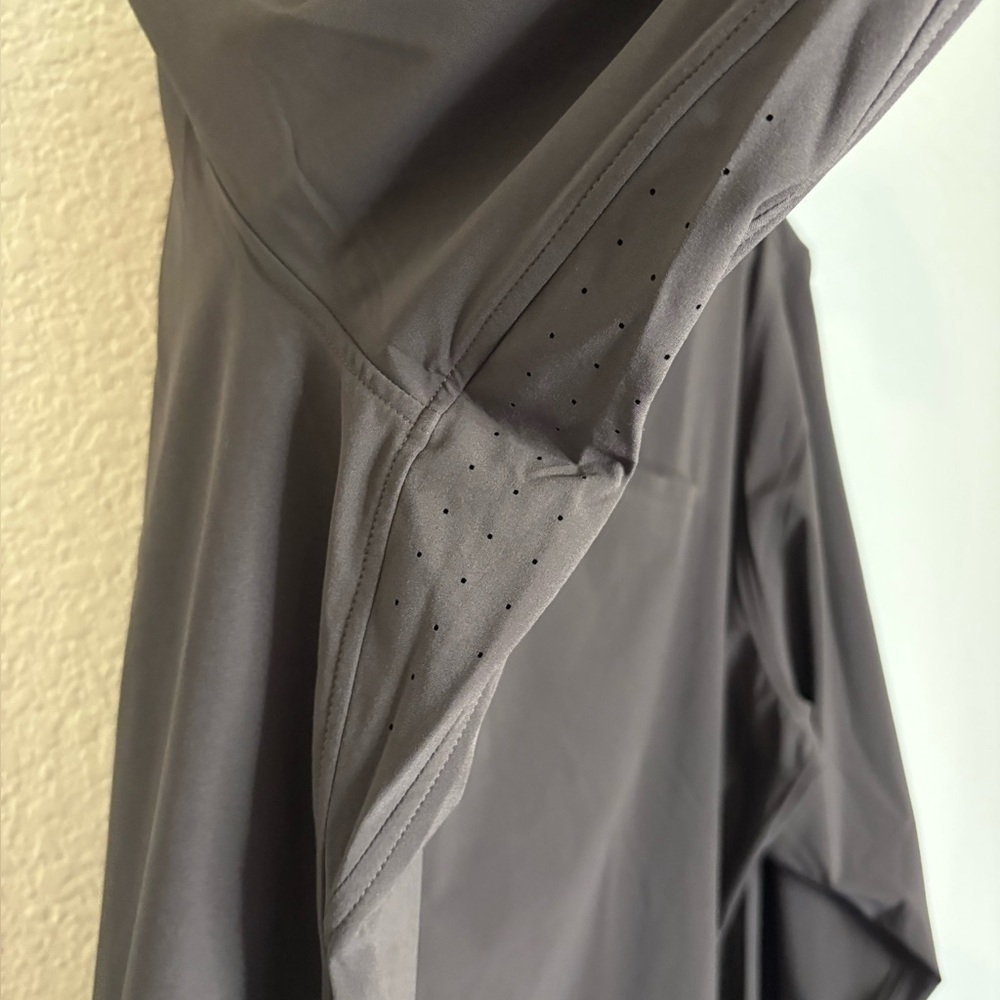 Athleta Urbanite Top 2.0 Walnut Brown 3X Button Down Flowy - Picture 13 of 14